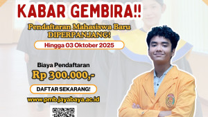 Pendaftaran Mahasiswa Baru Universitas Jayabaya Masih Dibuka